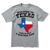 Texas Not a Gun Free Zone Mens T-shirt