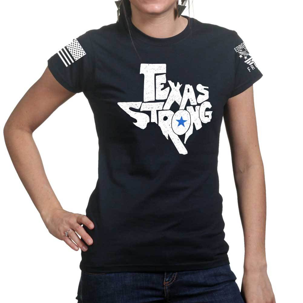 Ladies Texas Strong V1 T-shirt Style001