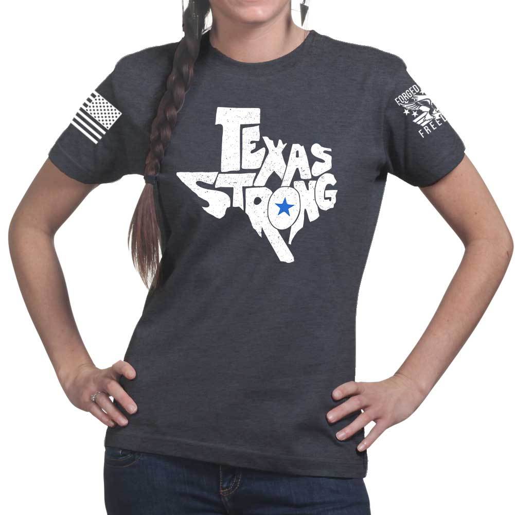 Ladies Texas Strong V1 T-shirt Style001