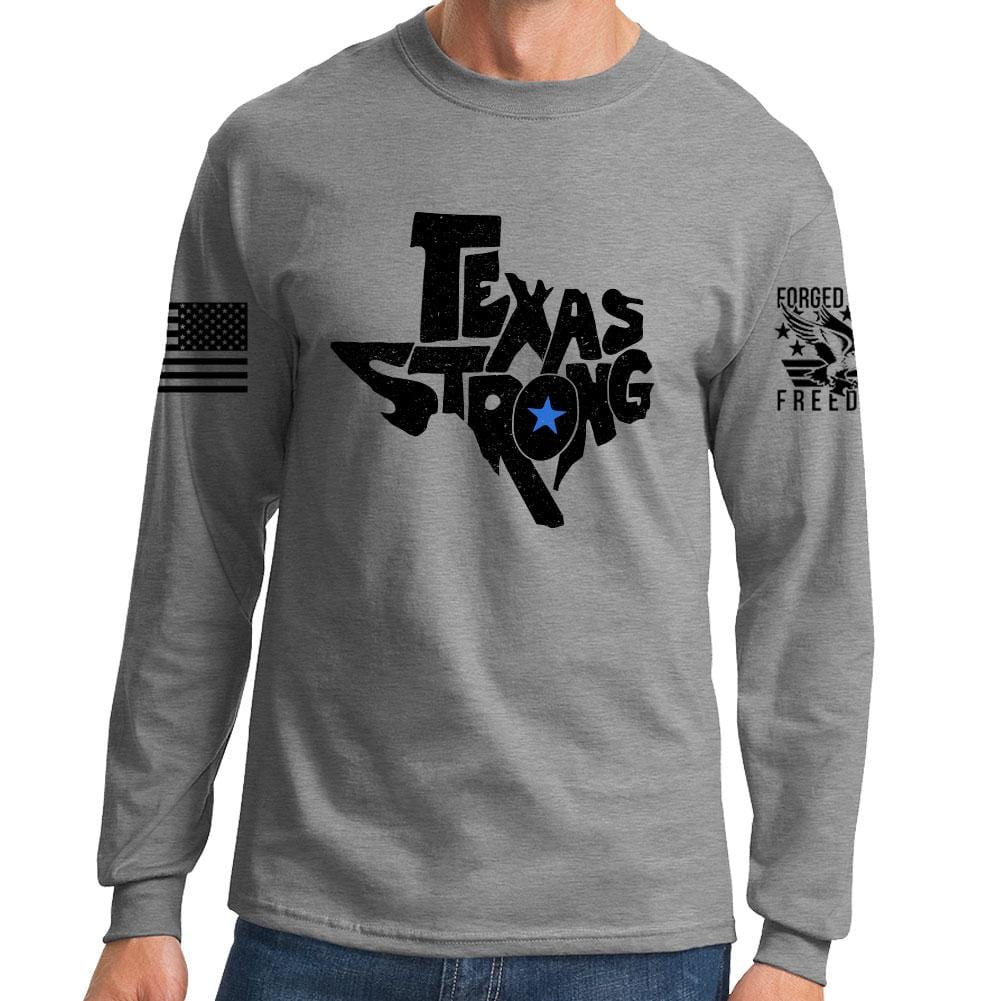 Long Texas Strong V1 Sleeve T-shirt Style001