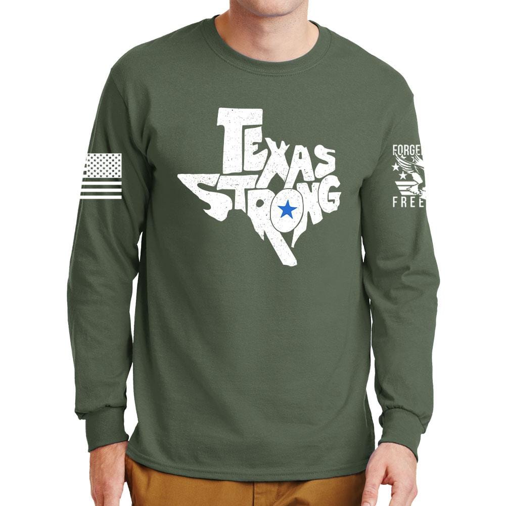 Long Texas Strong V1 Sleeve T-shirt Style001