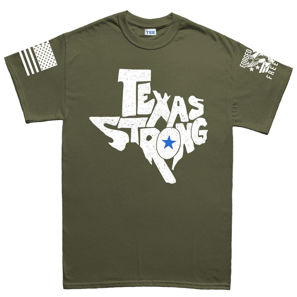 Men's Texas Strong V1 T-shirt Style001