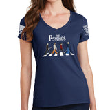 Ladies The Psychos V-Neck T-shirt Style001