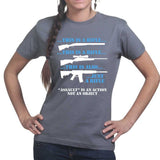 Not An Assault Rifle Ladies T-shirt