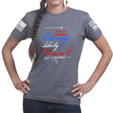 Times Change Liberty Doesn't Ladies T-shirt Style001