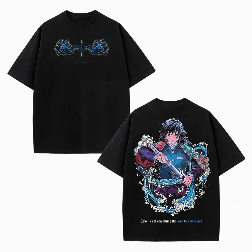 TOMIOKA GIYUU ANIME INSPIRED VINTAGE TEEä¸¨DEMON SLAYER-[DS]