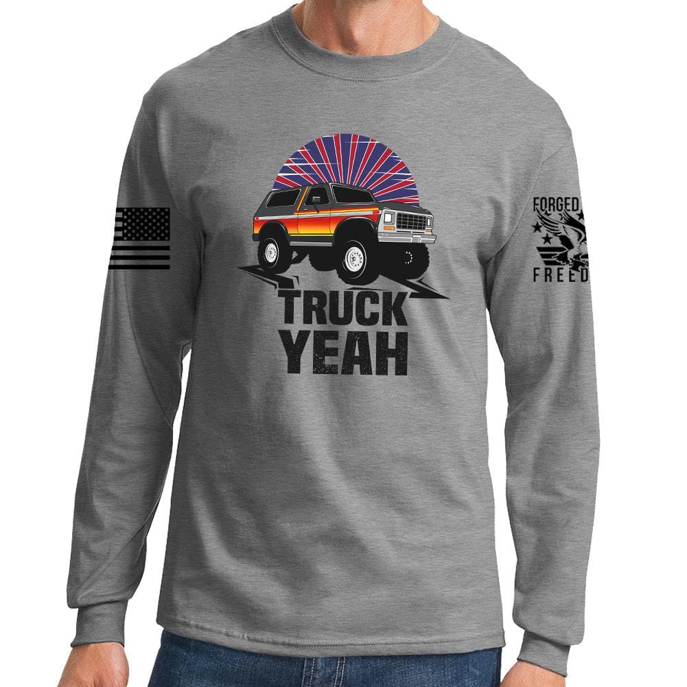 Truck Yeah - Bronco Long Sleeve T-shirt Style001