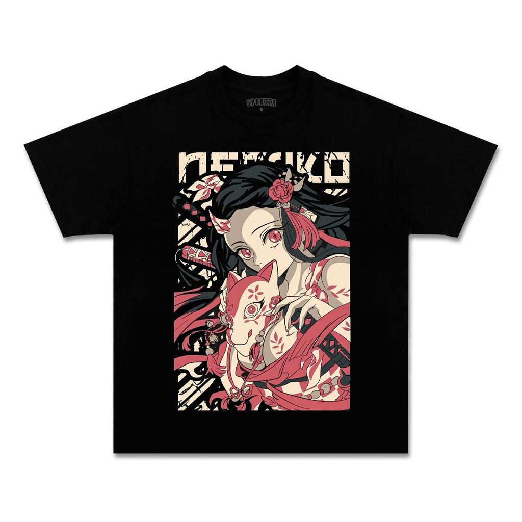 UNISEX ANIME INSPIRED VINTAGE TEEä¸¨DEMON SLAYER-[FRONT] Style002