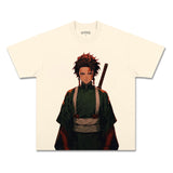 UNISEX ANIME INSPIRED VINTAGE TEEä¸¨DEMON SLAYER-[FRONT] Style004
