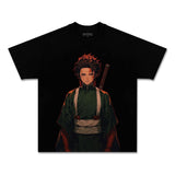 UNISEX ANIME INSPIRED VINTAGE TEEä¸¨DEMON SLAYER-[FRONT] Style004