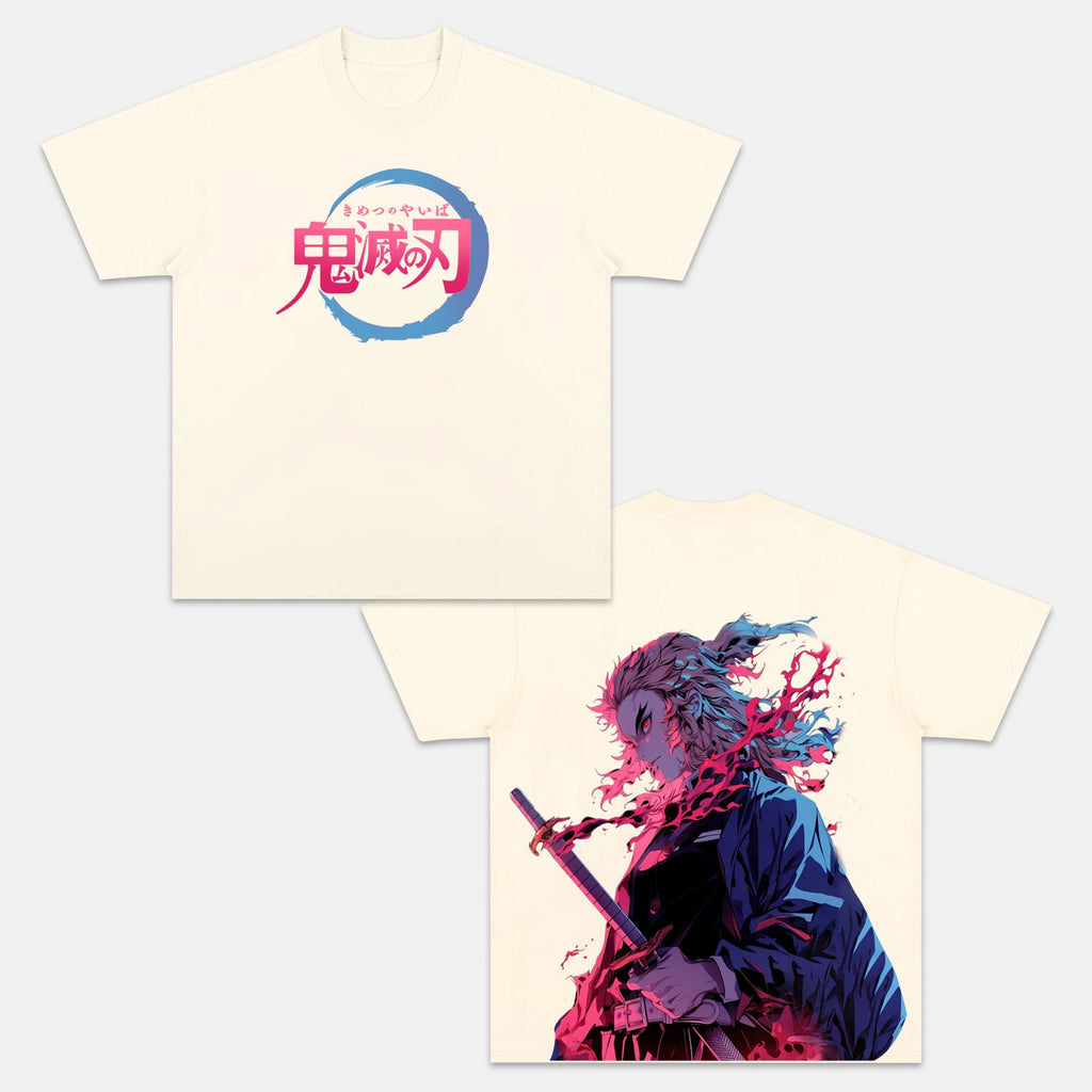 UNISEX ANIME INSPIRED VINTAGE TEEä¸¨DEMON SLAYER-[DS]