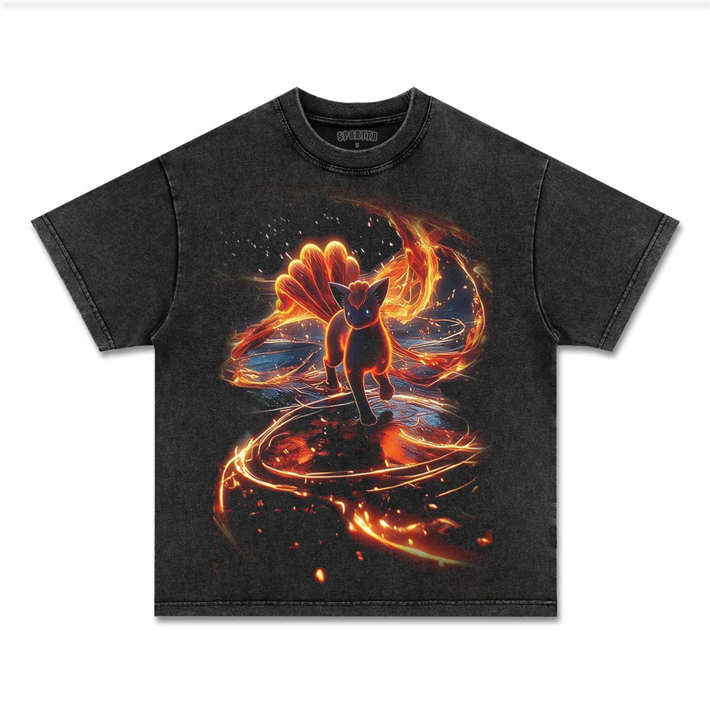 UNISEX ANIME INSPIRED VINTAGE TEEä¸¨POKÃ©MON-[FRONT] Style008