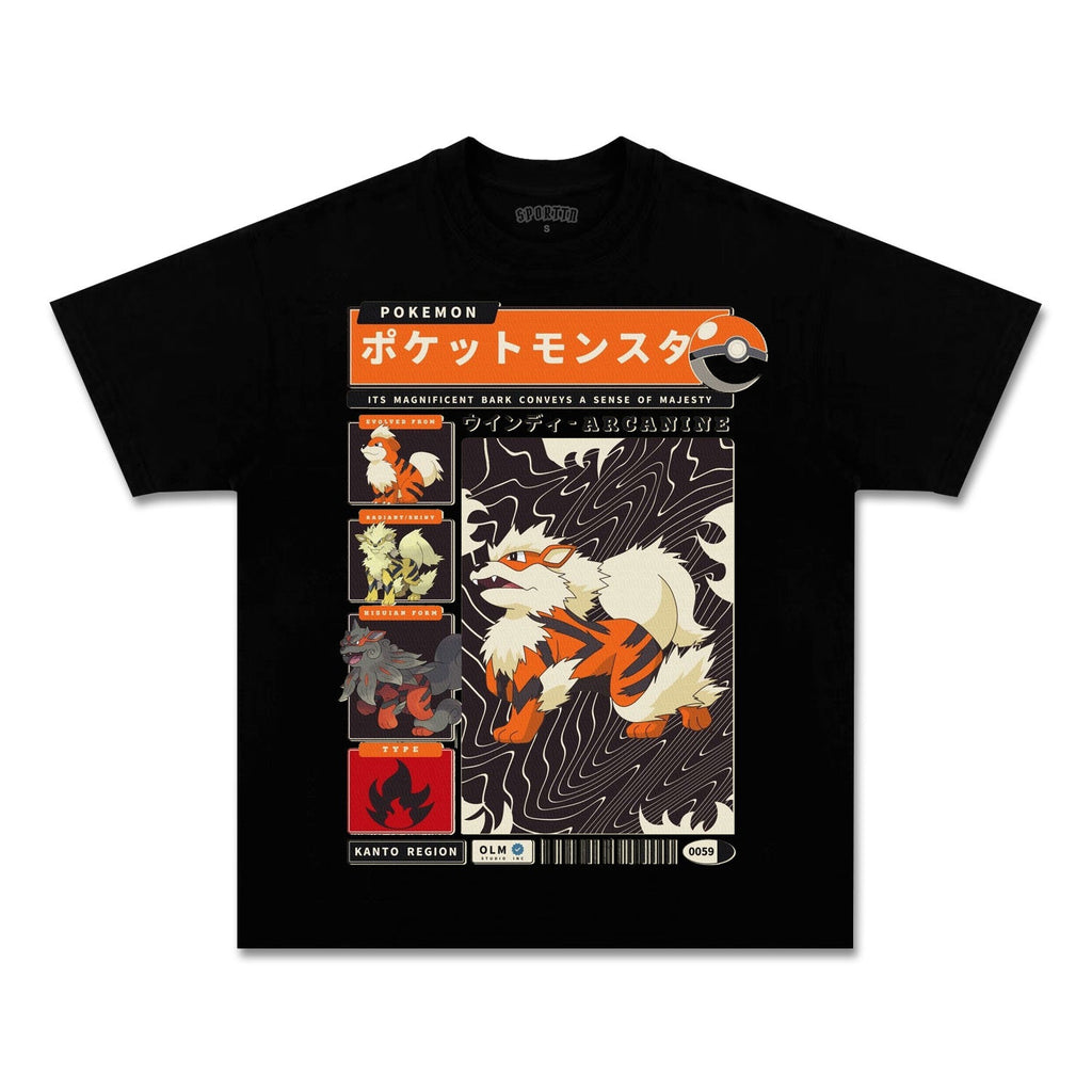 UNISEX ANIME INSPIRED VINTAGE TEEä¸¨POKÃ©MON-[FRONT]