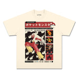 UNISEX ANIME INSPIRED VINTAGE TEEä¸¨POKÃ©MON-[FRONT] Style001