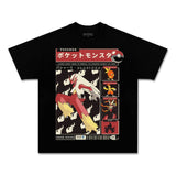 UNISEX ANIME INSPIRED VINTAGE TEEä¸¨POKÃ©MON-[FRONT] Style001