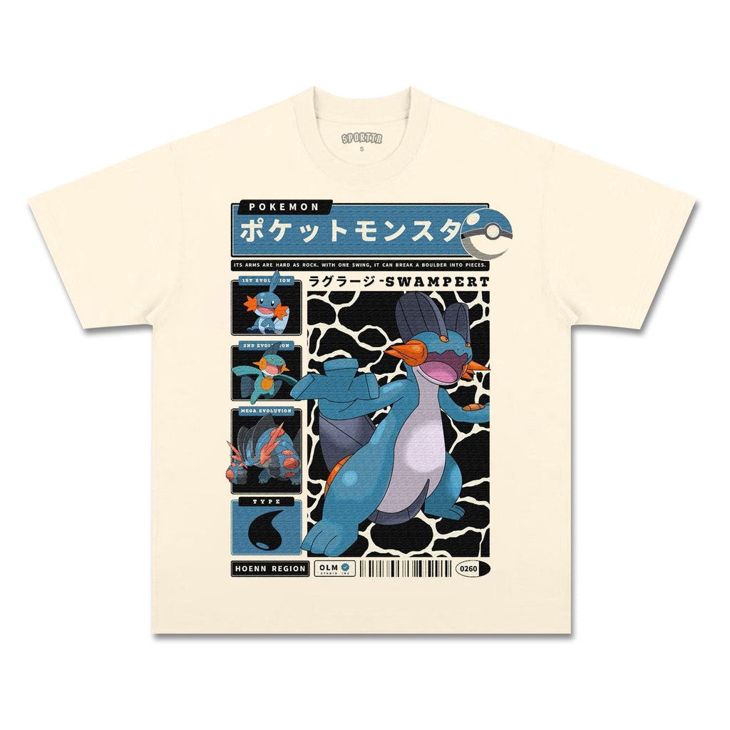 UNISEX ANIME INSPIRED VINTAGE TEEä¸¨POKÃ©MON-[FRONT] Style002