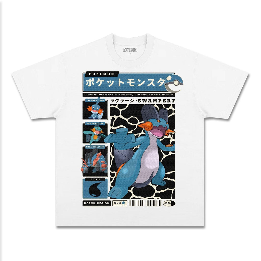 UNISEX ANIME INSPIRED VINTAGE TEEä¸¨POKÃ©MON-[FRONT] Style002