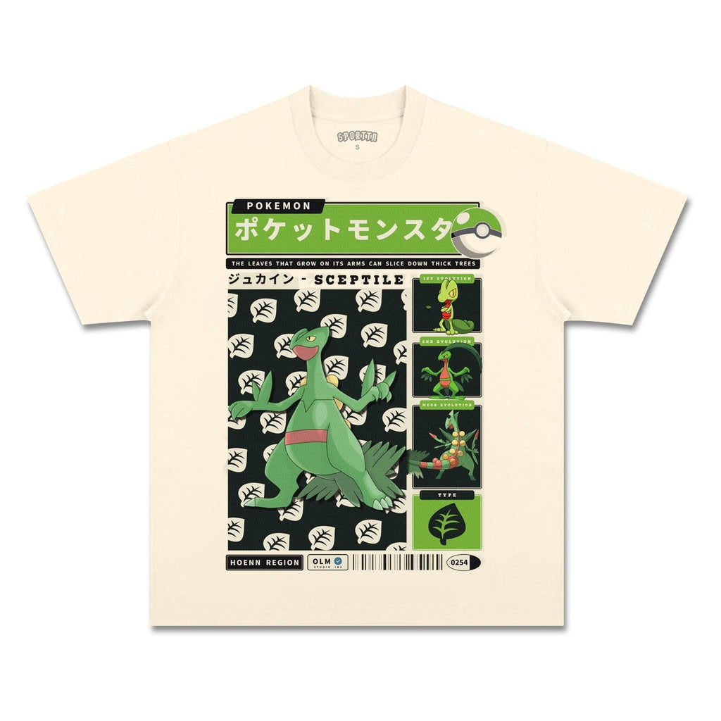 UNISEX ANIME INSPIRED VINTAGE TEEä¸¨POKÃ©MON-[FRONT] Style003