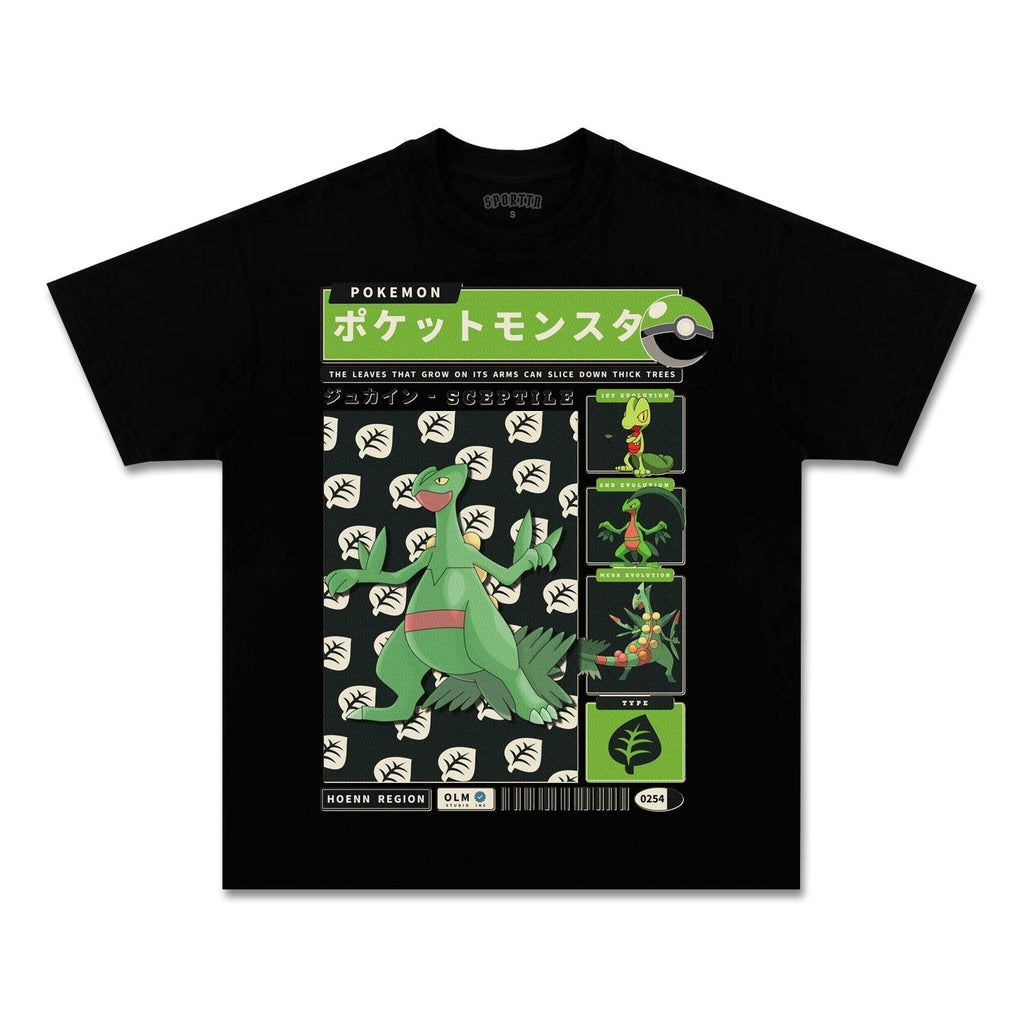 UNISEX ANIME INSPIRED VINTAGE TEEä¸¨POKÃ©MON-[FRONT] Style003