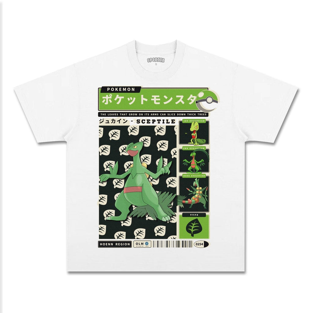 UNISEX ANIME INSPIRED VINTAGE TEEä¸¨POKÃ©MON-[FRONT] Style003