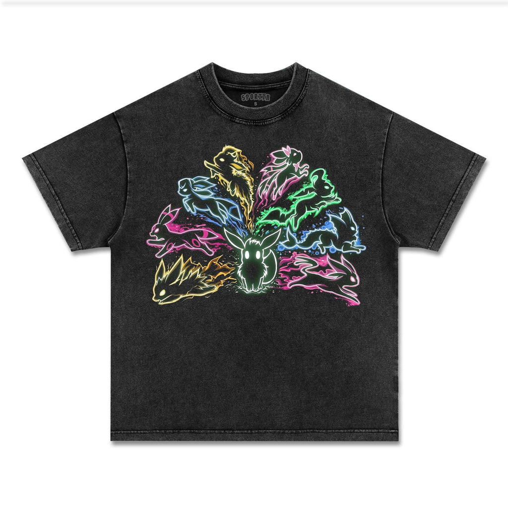 UNISEX ANIME INSPIRED VINTAGE TEEä¸¨POKÃ©MON-[FRONT] Style004