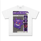 UNISEX ANIME INSPIRED VINTAGE TEEä¸¨POKÃ©MON-[FRONT] Style005