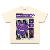 UNISEX ANIME INSPIRED VINTAGE TEEä¸¨POKÃ©MON-[FRONT] Style005