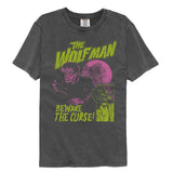 Universal Monsters - Beware The Curse - American Classics - Solid Gray Adult Short Sleeve Comfort Color T-Shirt