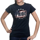 Ladies American Pride T-shirt Style001