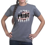 Ladies American Pride T-shirt Style001