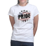 Ladies American Pride T-shirt Style001