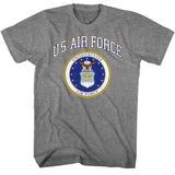 Air And Space Force - USAF Seal - Short Sleeve - Adult - T-Shirt