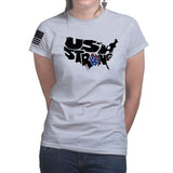 Ladies USA Strong T-shirt Style001