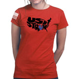 Ladies USA Strong T-shirt Style001