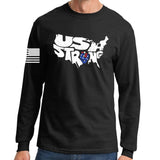 USA Strong Long Sleeve T-shirt Style001