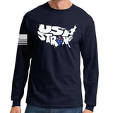 USA Strong Long Sleeve T-shirt Style001