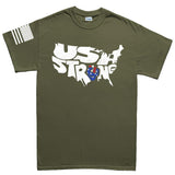 Mens USA Strong T-shirt Style001