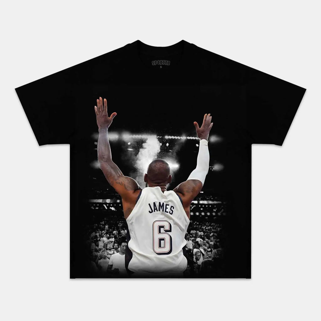 USA TEAM-LEBRON JAMES VINTAGE TEE Style001
