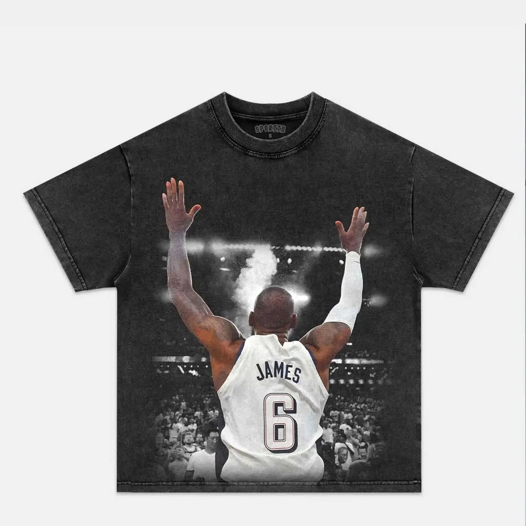 USA TEAM-LEBRON JAMES VINTAGE TEE Style001