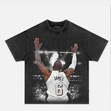 USA TEAM-LEBRON JAMES VINTAGE TEE