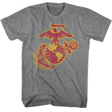 Marines - US Marines Bright Eagle & Globe - Short Sleeve - Adult - T-Shirt