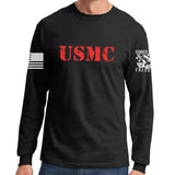USMC Long Sleeve T-shirt Style001