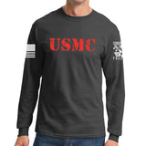 USMC Long Sleeve T-shirt Style001