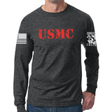 USMC Long Sleeve T-shirt Style001