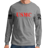 USMC Long Sleeve T-shirt Style001