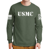 USMC Long Sleeve T-shirt Style001