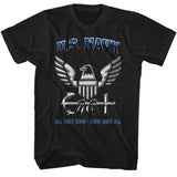 Navy - US Navy Chrome - Short Sleeve - Adult - T-Shirt