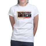 Ladies Unapologetically American T-shirt