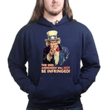 Uncle Sam Second Amendment Mens Hoodie Style001