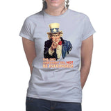 Uncle Sam Second Amendment Ladies T-shirt Style001